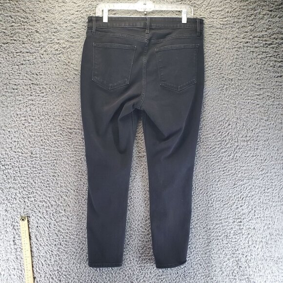 Old Navy Jeans Womens Size 12 Black High-Rise Super Skinny Stretch Denim - Picture 10 of 11